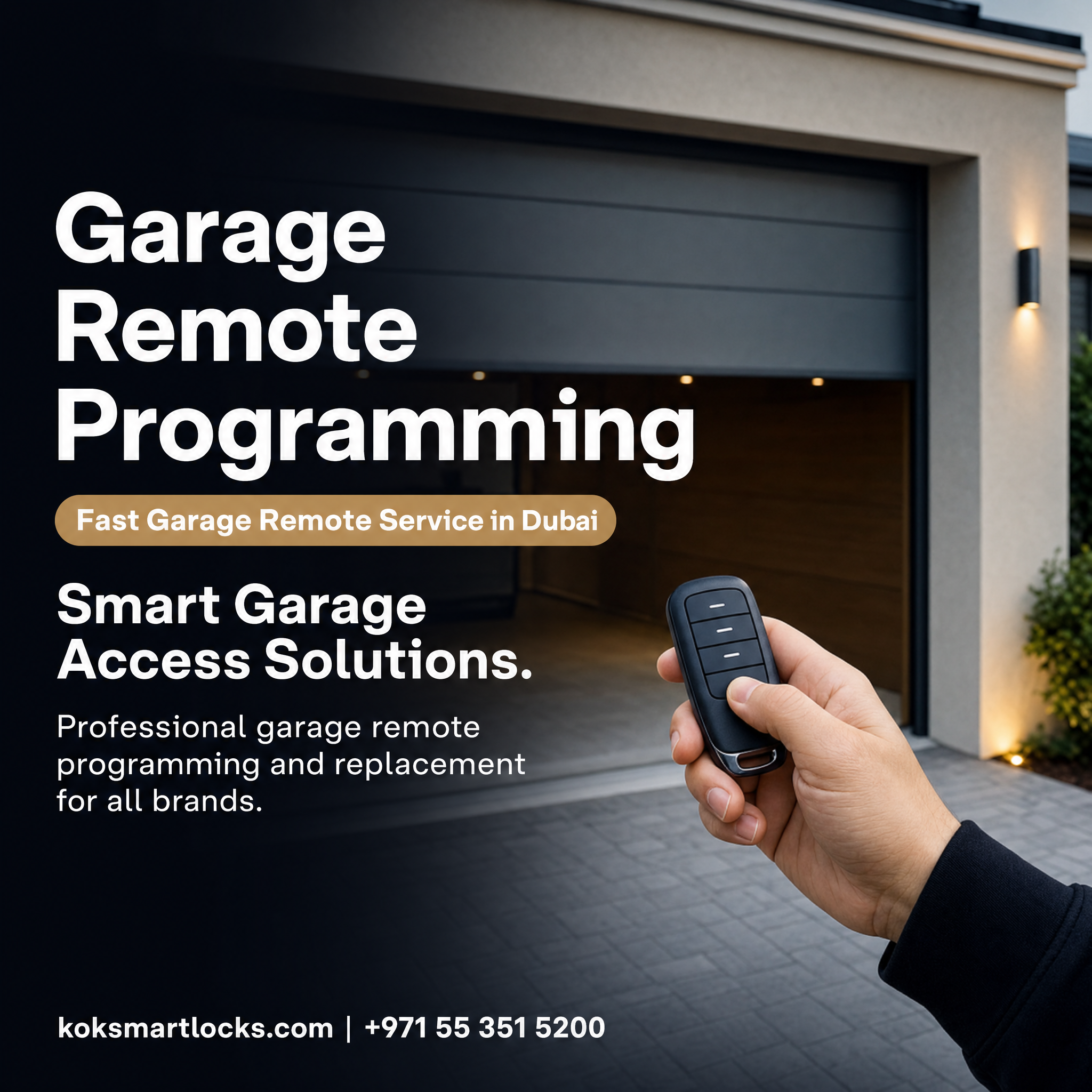 How to Choose the Right Garage Remote in Dubai
